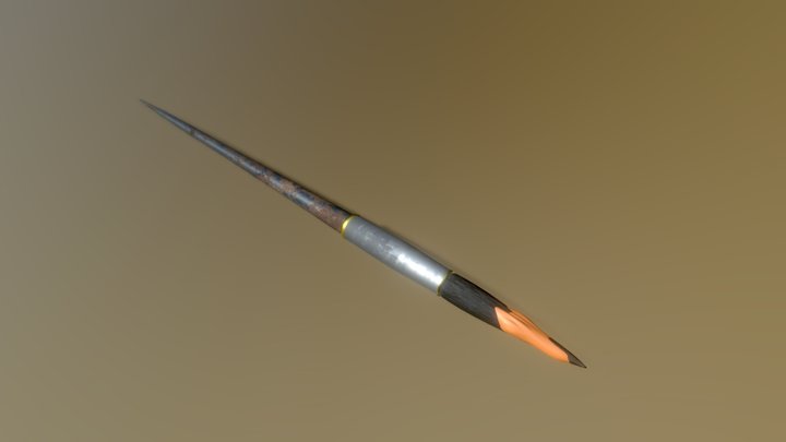 Paint Brush 3D Model