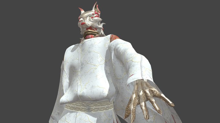 Cyberpunk Shinshi 3D Model