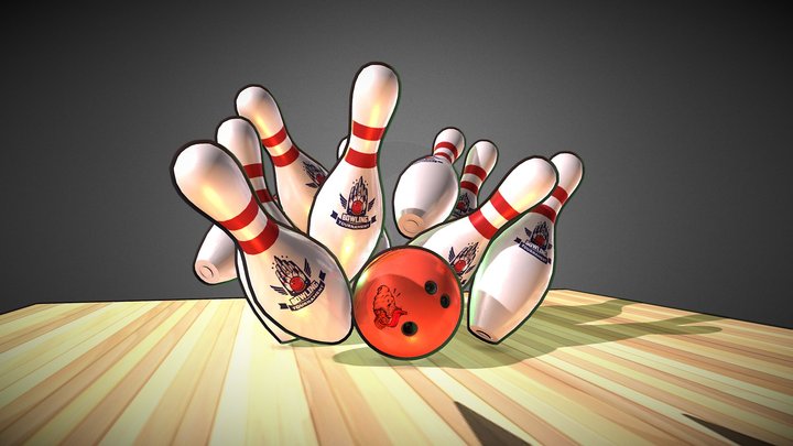 Bowling 3D Model