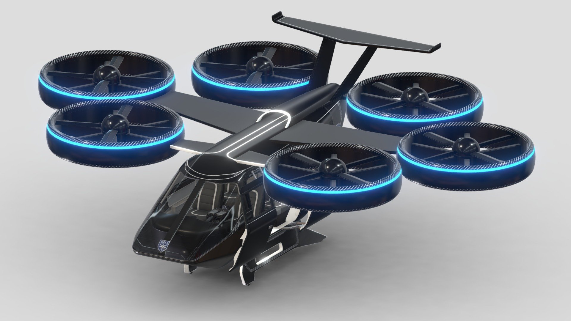 Flying Taxi Bell Nexus - Buy Royalty Free 3D model by Frezzy (@frezzy3d ...