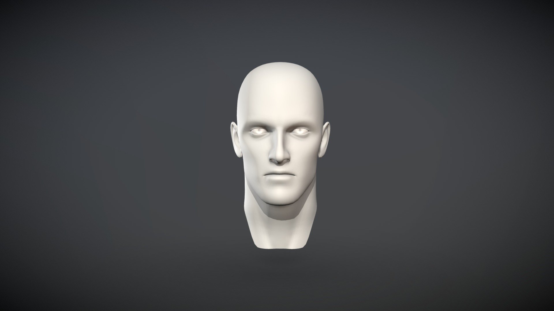 Male Head Base Mesh - Download Free 3d Model By Deguider [6a480c4 