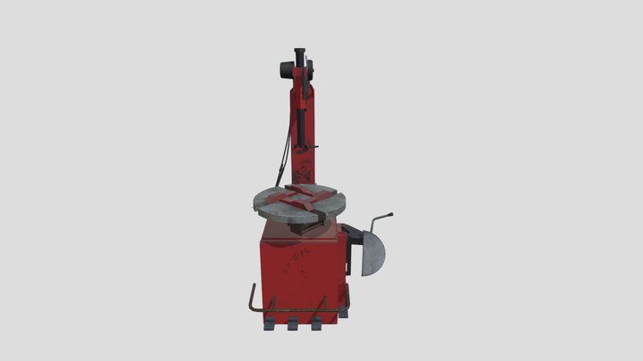 Red Machine 3D Model