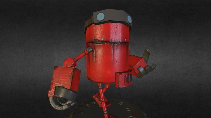 RedBot' 3D Model
