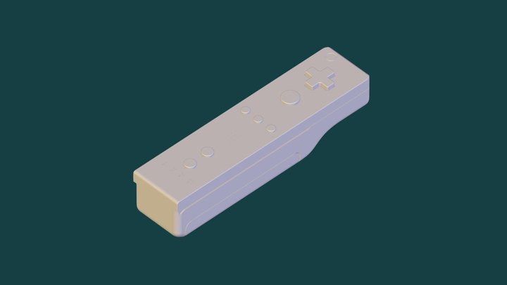 Nintendo WiiMote 3D Model