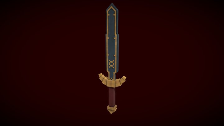 Demon hunter sword 3D Model