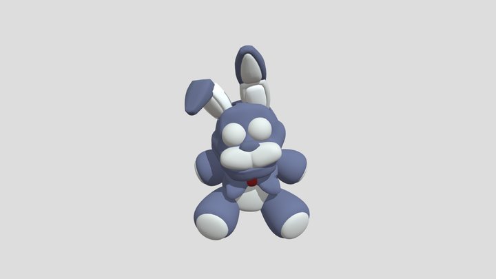 Bonnie Plushie 3D Model