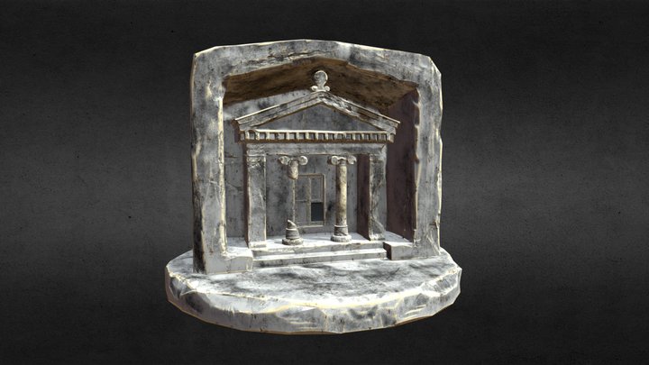 Rock Tombs 3D Model
