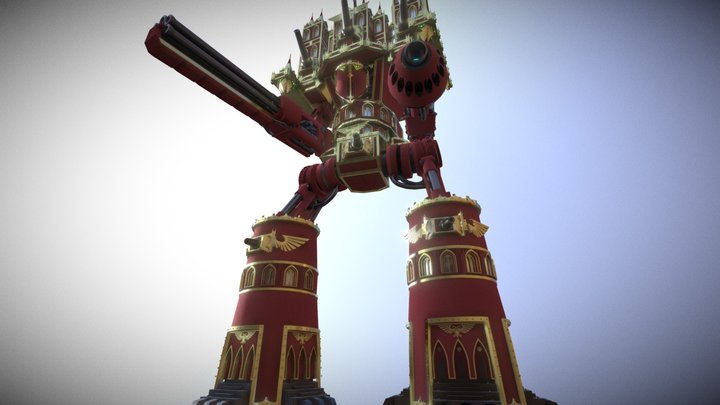 Warhammer 40000 - Emperor Titan 3D Model