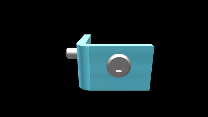 Hex Bracket Assembly 3D Model