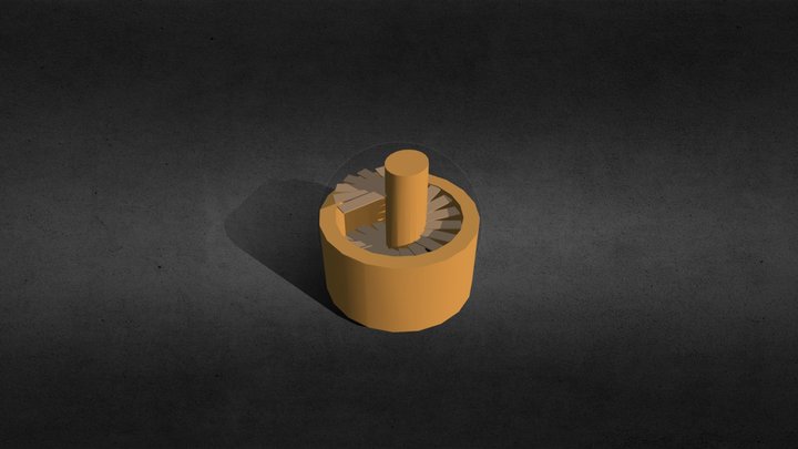Ripasso  Scala Chiocciola 3D Model