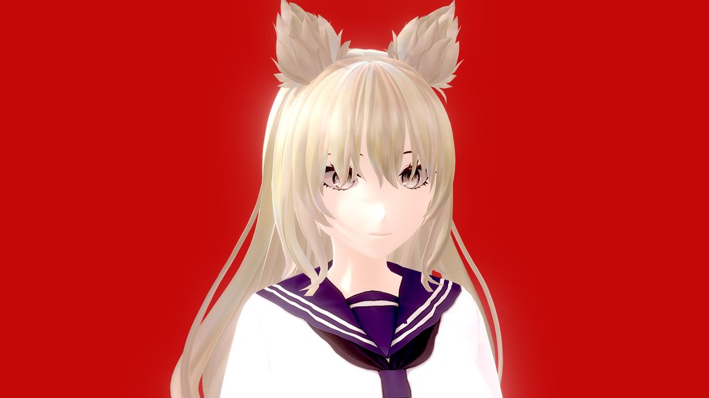 Anime School Girl --- Nyan Chan