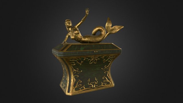 Mermaid Jewel Box 3D Model