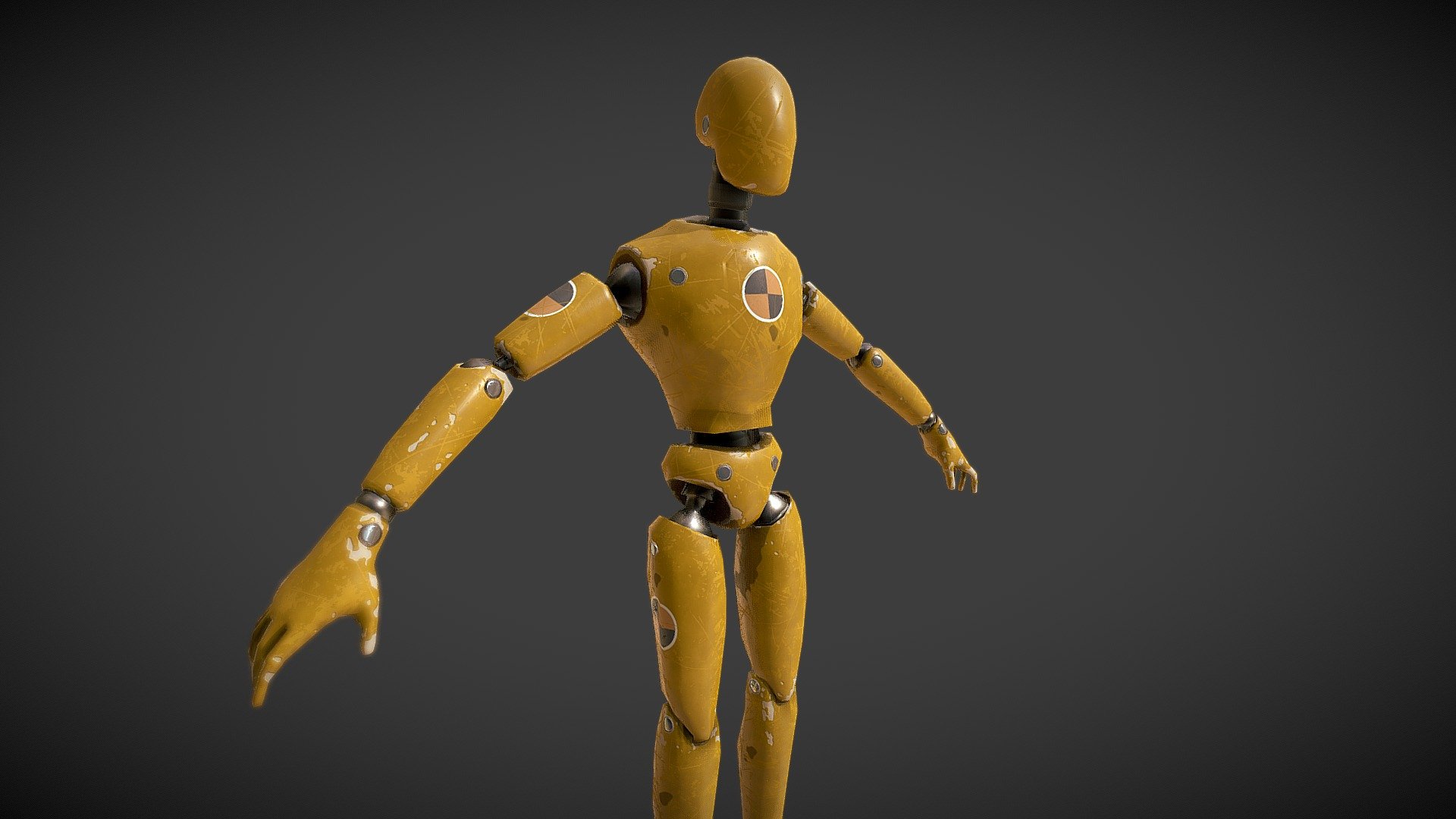 Gameready Mannequin test 3D model by Matteo Maravalle (teo) [6a4f499