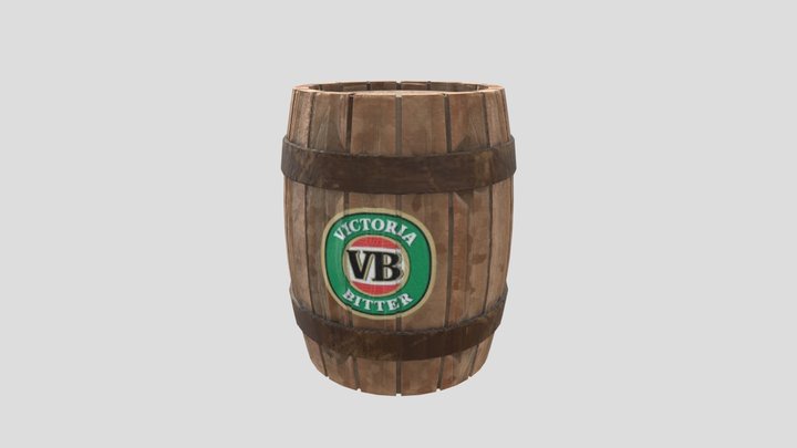 VB Barrel 3D Model