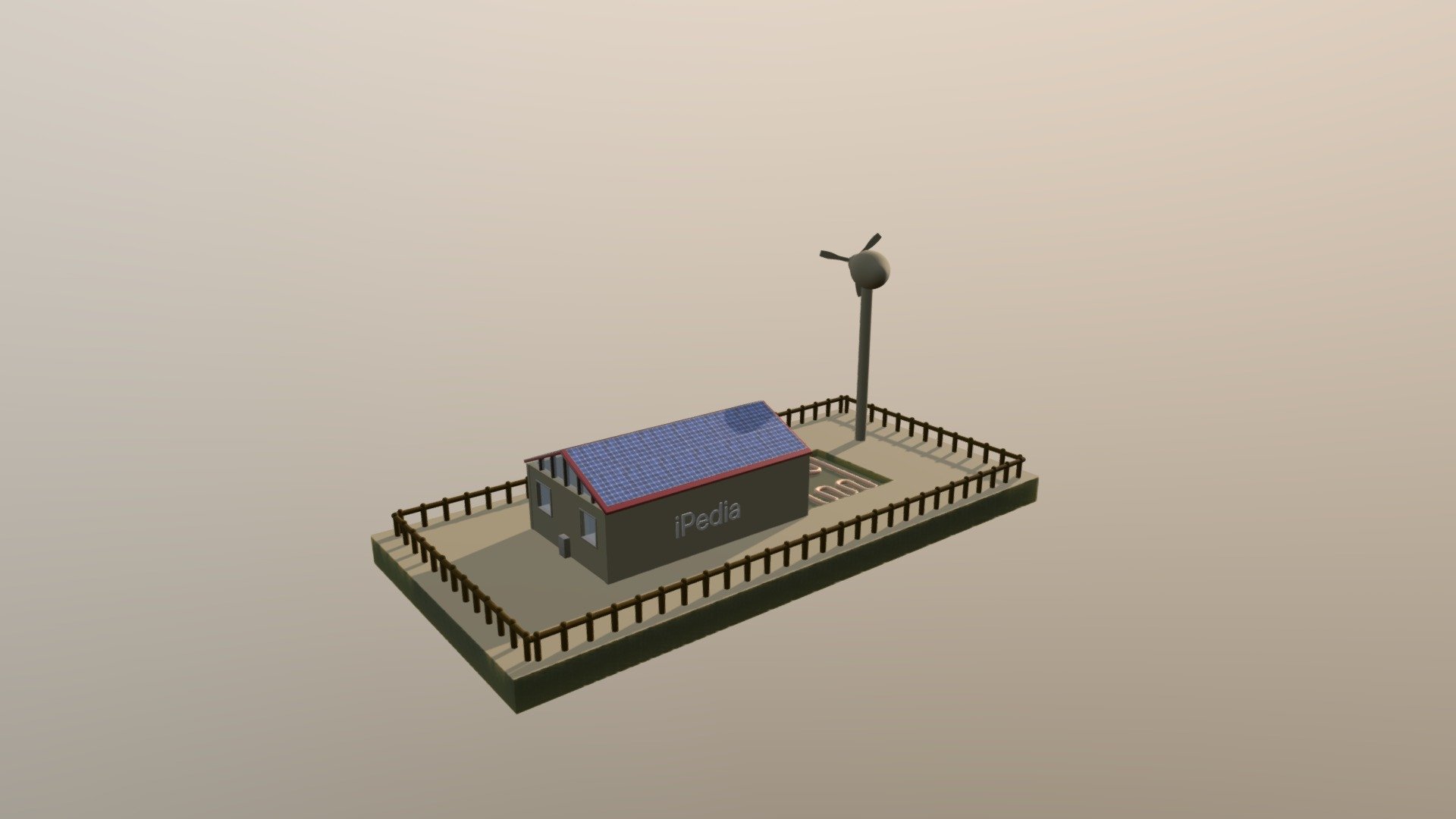 The house of the future - Το μελλοντικό σπίτι. - 3D model by iPedia ...