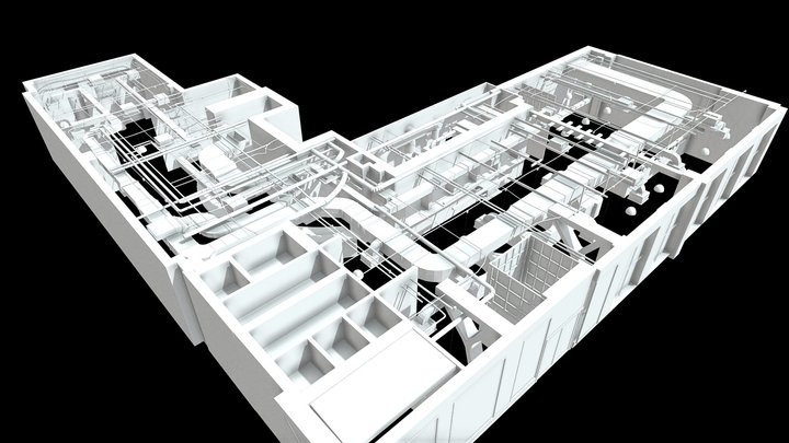 A 3D model based on point clouds was created 3D Model