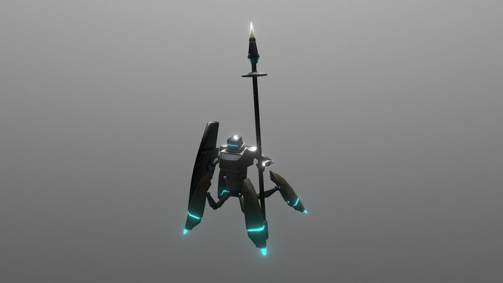 Lancer Robot All animation 3D Model
