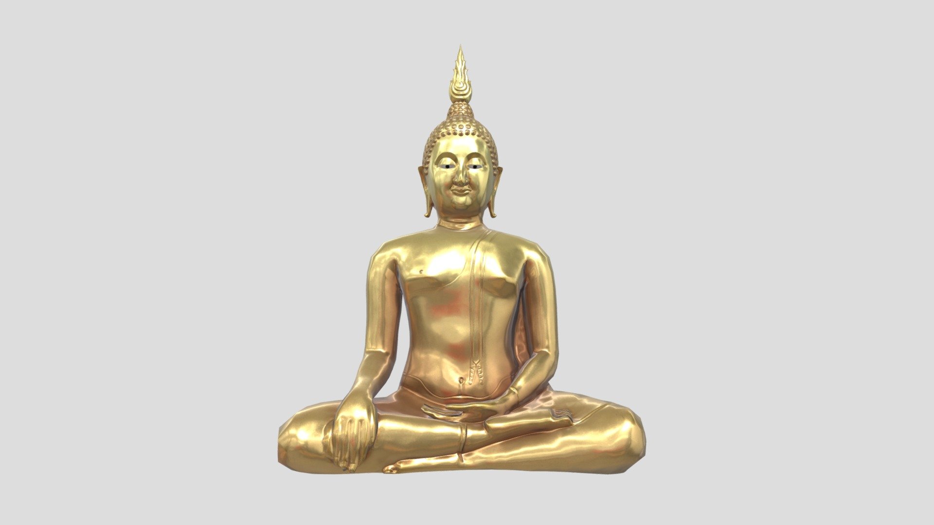 Great Buddha of Thailand - 3D model by Nextlvllab (@Nextlvllab
