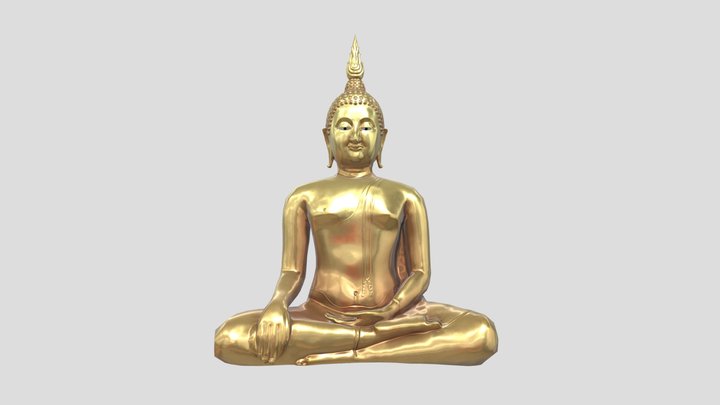 Great Buddha of Thailand 3D Model