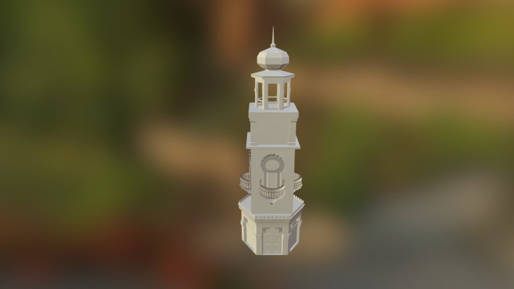 Clocktower - Download Free 3d Model By Dolores (@upto21) [6a5386d 