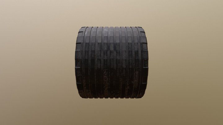 A Plane in a Wheel! 3D Model
