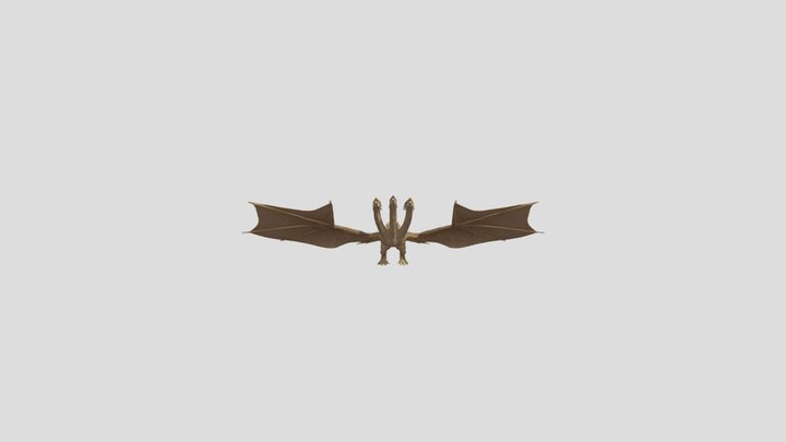 king ghidorah 2019 3D Model