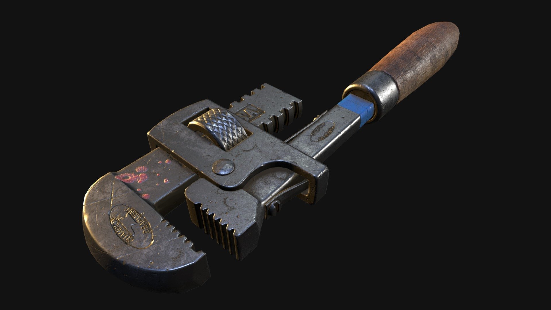 Wrench 2k Textured PBR Gameready