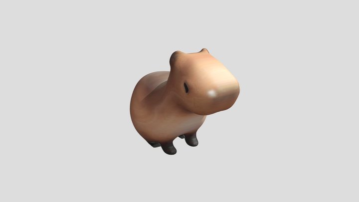 capybara 3D Model