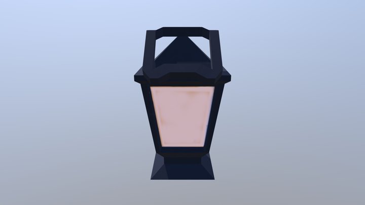 Lantern UV Unwrapped 3D Model