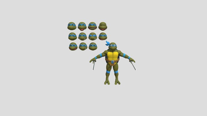 Leonardo 3D Model