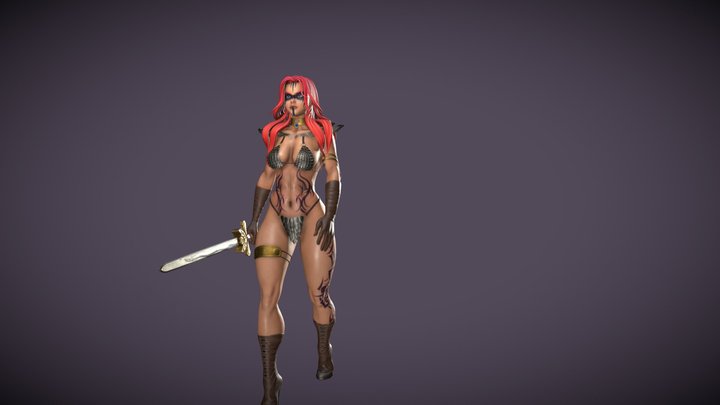 Red Sonja 3D Model