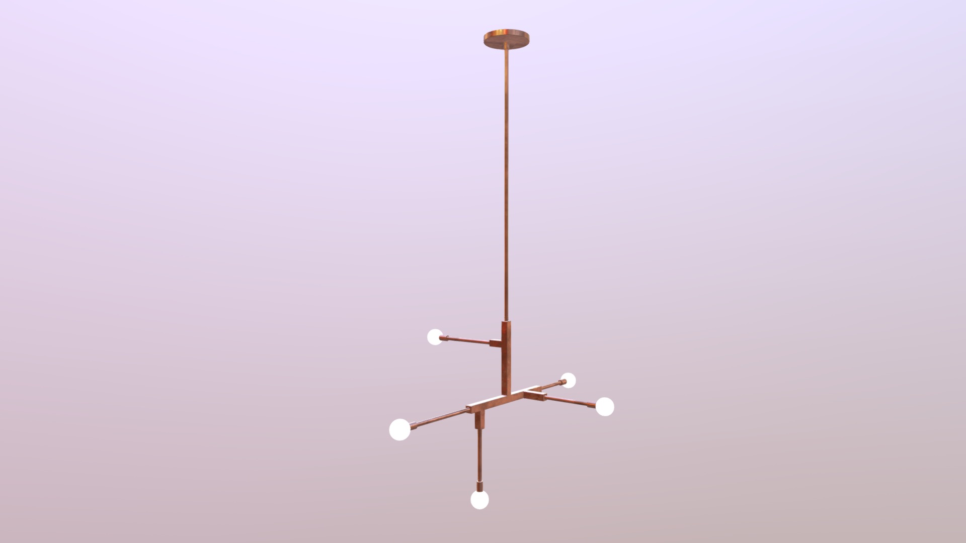 3D model Lamp 25 - This is a 3D model of the Lamp 25. The 3D model is about a light post with lights.