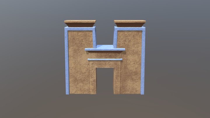 Entrance Building 3D Model