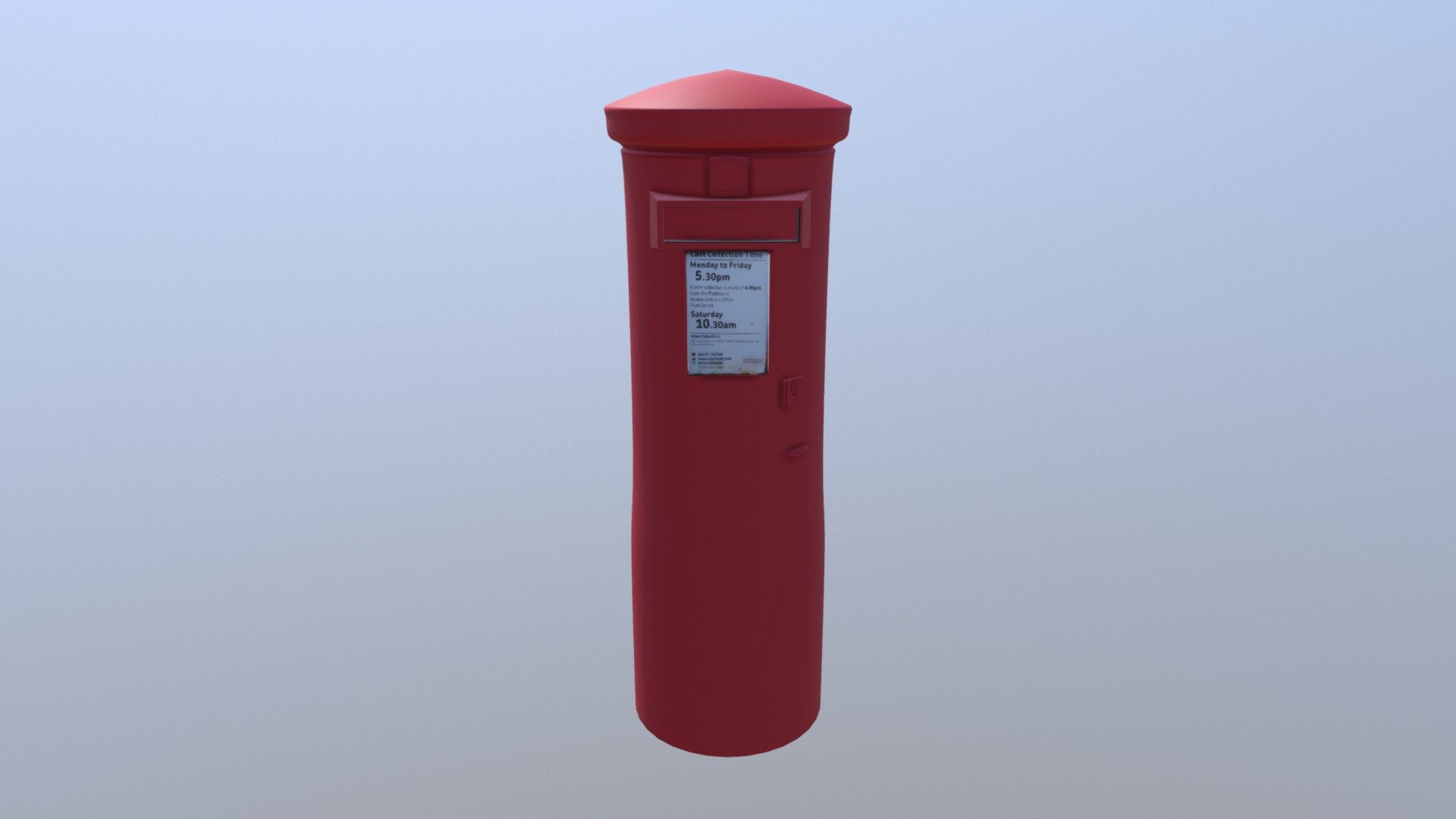 Postbox - 3D model by Steven115 [6a57a4e] - Sketchfab
