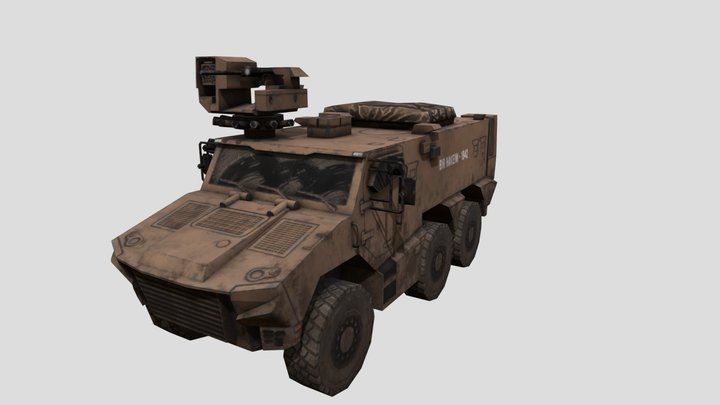 VBMR Griffon Low Poly 3D Model