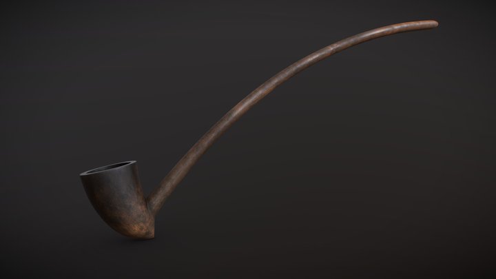 Pipe of Gandalf the grey 3D Model