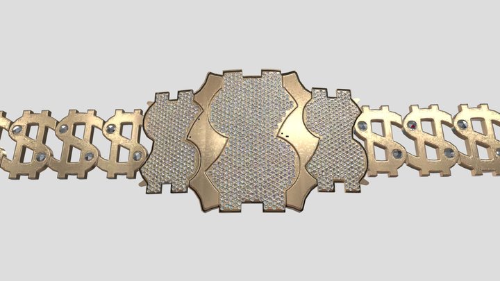 WWE - MILLION DOLLAR CHAMPIONSHIP – Kostenloses 3D-Modell STL
