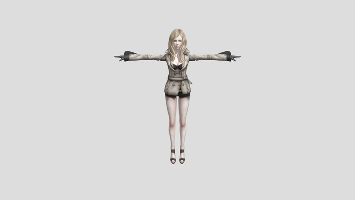 sylvia no more heroes 2 3D Model