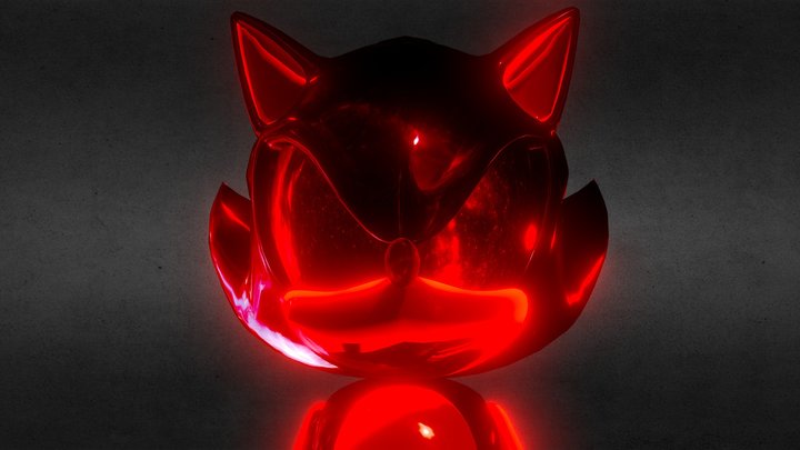 my_dark_sonic_.exe_oc 3D Model