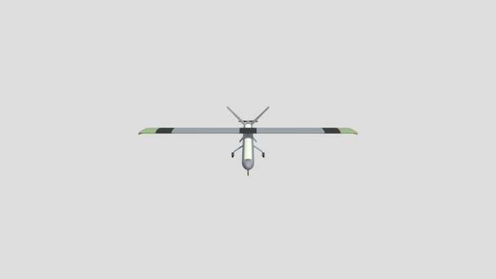 Elbit-Hermes-450-Israel-UAV-3ds 3D Model