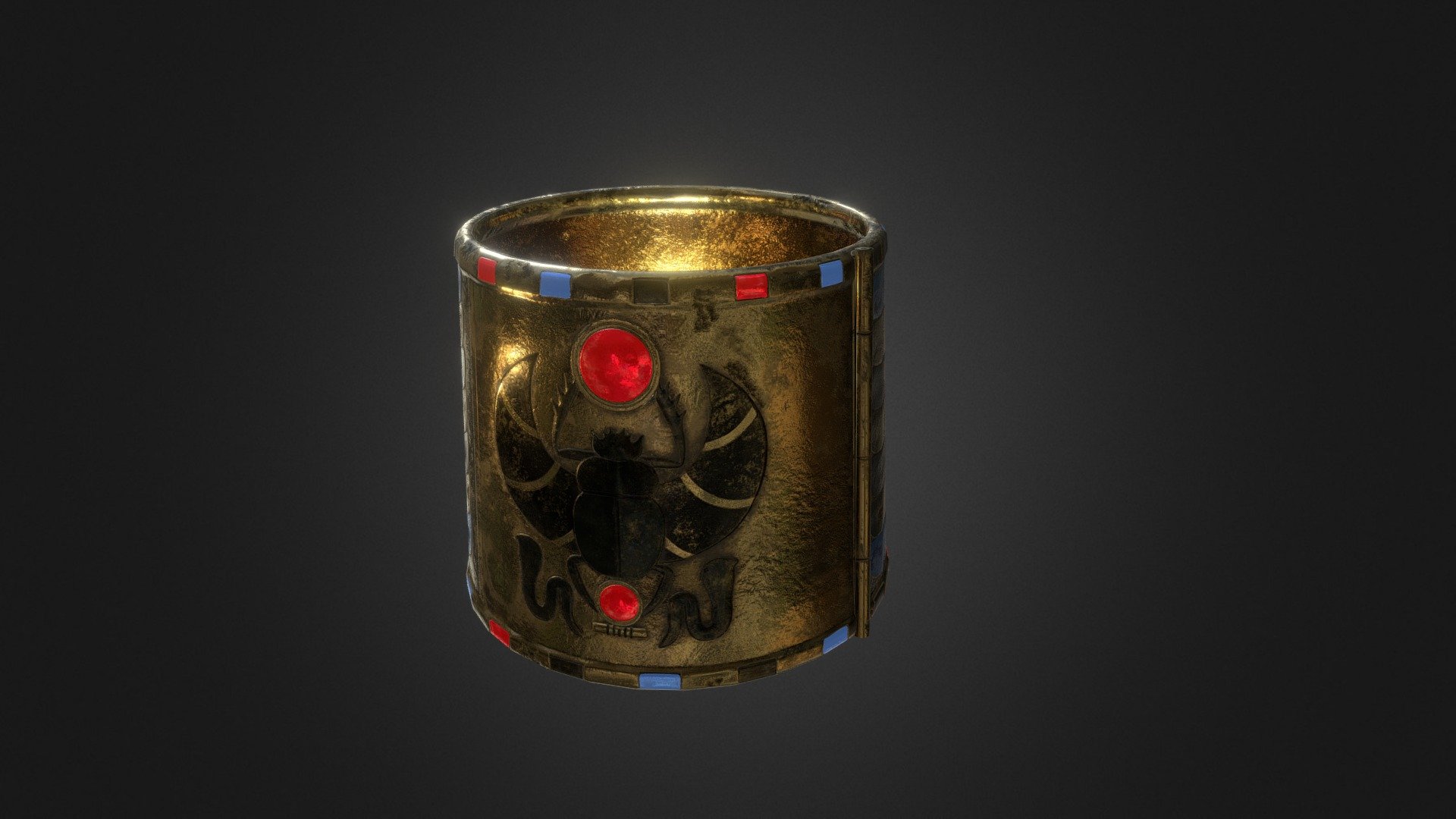 Egyptian Bracelet (Low poly)