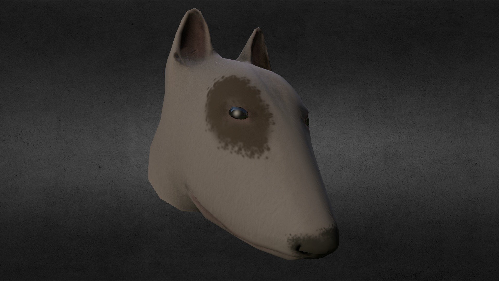 Bullterrier Head (Lo)