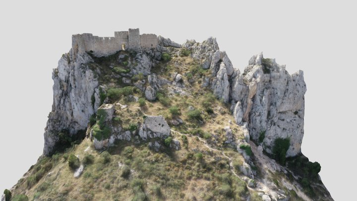 Castell d'Aljofra o Castell d'Alfofra, Confrides 3D Model