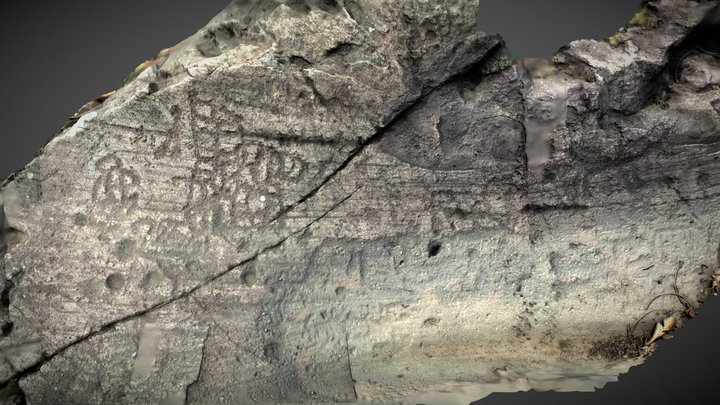 Valcamonica, Seradina 3 - Rock 9 (2) – Free 3D Model STL