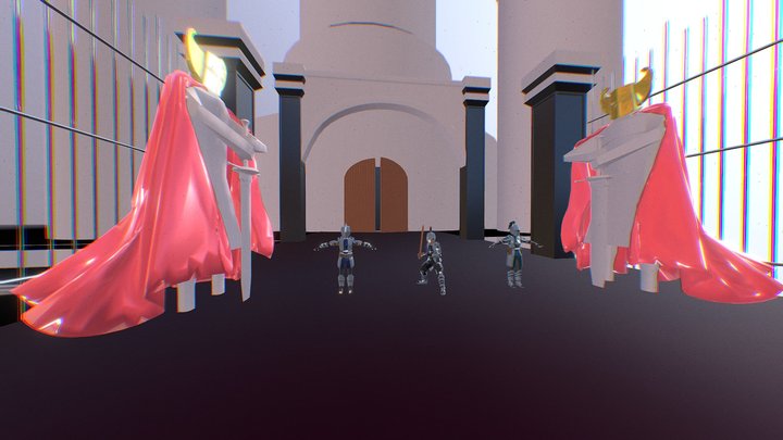 Knight Rigged 40+ Animations Game Ready – Modello 3D gratuito STL