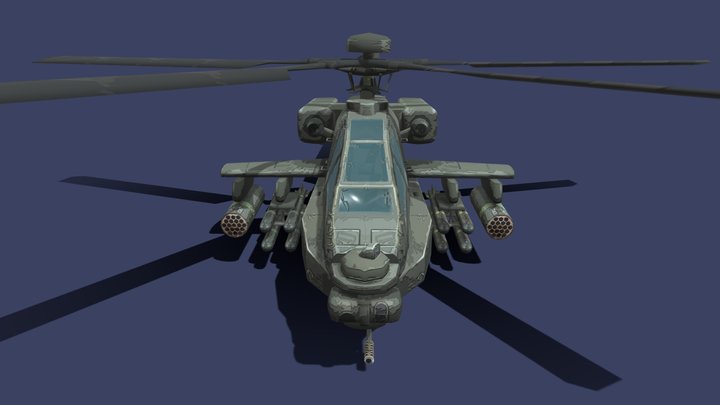 AH64 – Modèle 3D gratuit STL