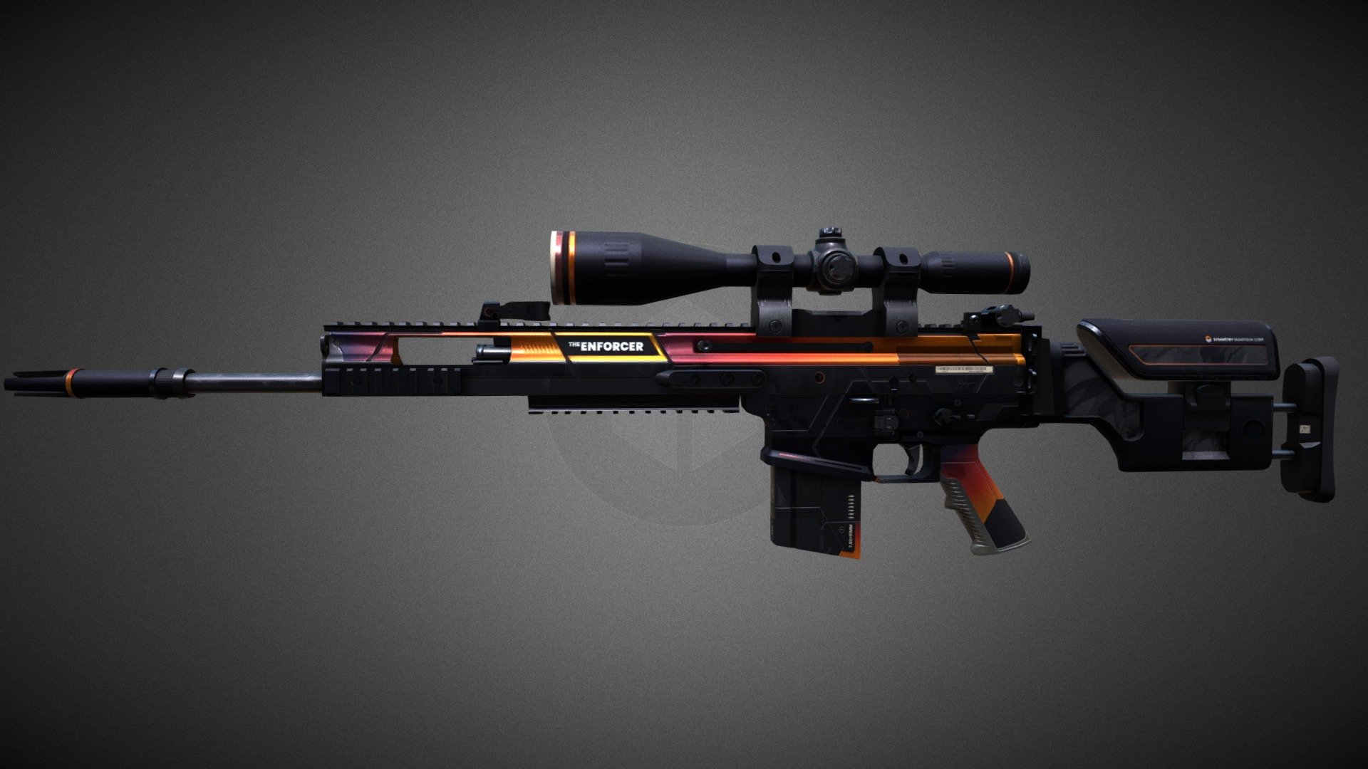 SCAR20 - Enforcer - 3D model by tanapta [6a5fd34] - Sketchfab