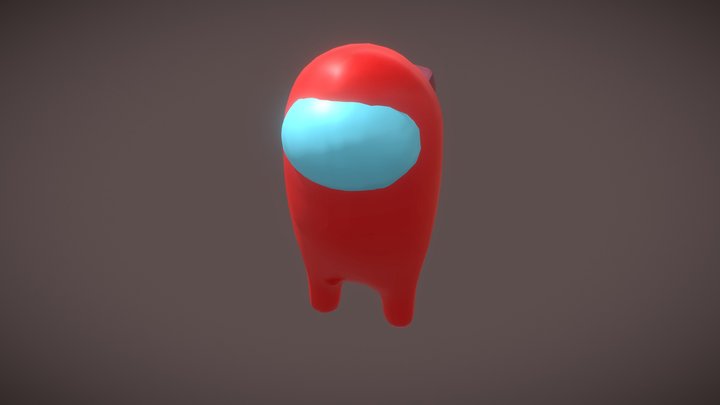 Among Us Texturing & UV's 3D Model
