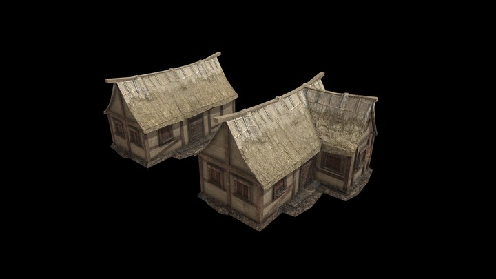 medieval houses – Modello 3D gratuito STL
