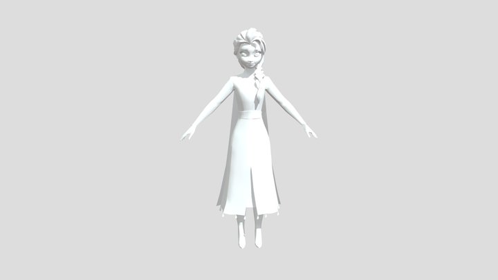 Elsa+Frozen 3D Model